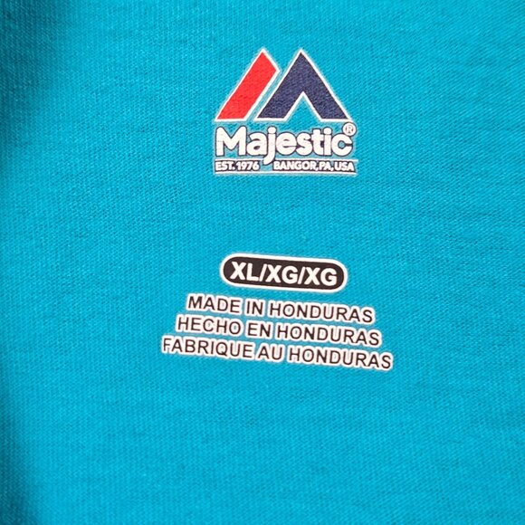 Miami Dolphins NFL XL‎ Tee Aqua Graphic Tee Game Day Tailgate Retro Streetwear - Picture 5 of 9